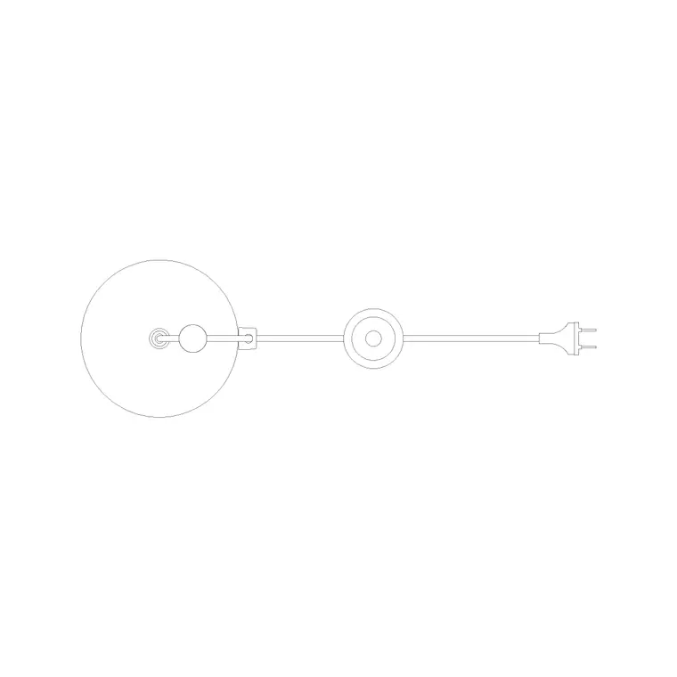 Suspended Light Plan (17) DWG CAD block thumbnail — lighting drawing