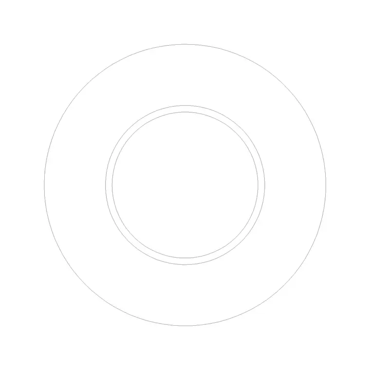 Suspended Light Plan (24) DWG CAD block thumbnail — lighting drawing