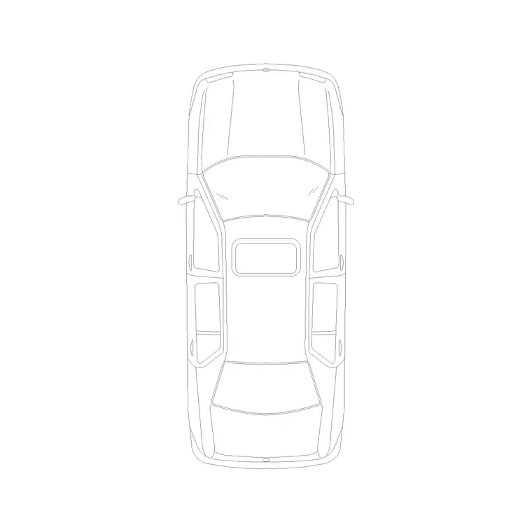 Suzuki Car Plan (10) DWG CAD block thumbnail — vehicles drawing