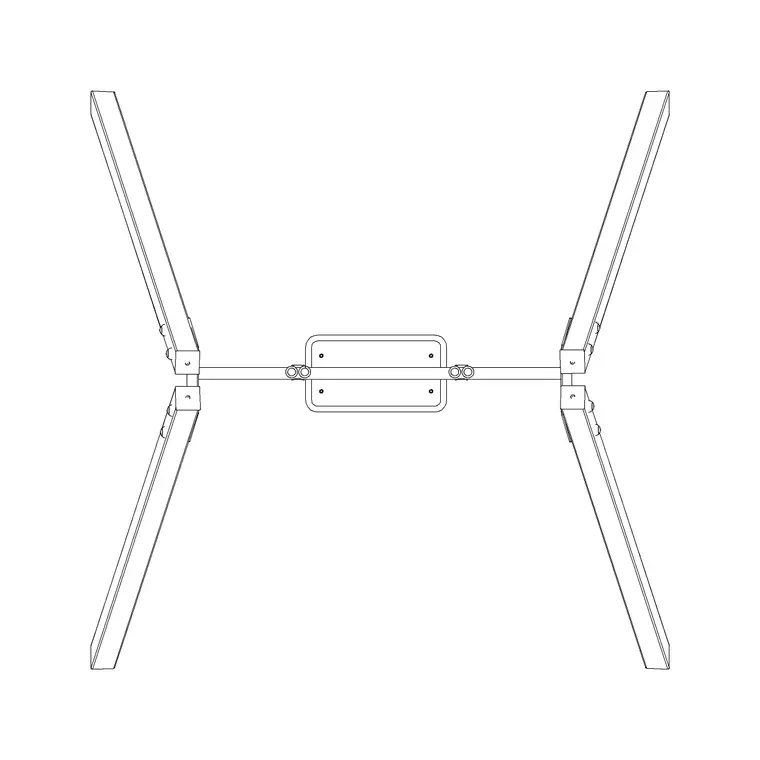 Swing Plan 1 DWG CAD block thumbnail — outdoor drawing