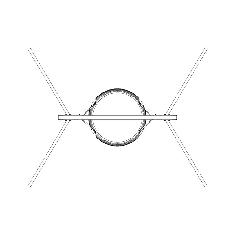 Swing Plan 3 DWG CAD block thumbnail — outdoor drawing