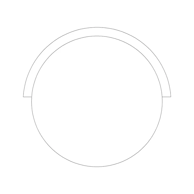 Table 1 DWG CAD block thumbnail — furniture drawing