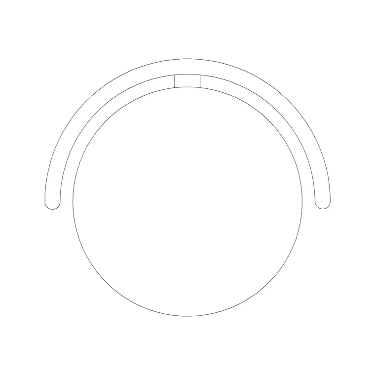 Table 2 DWG CAD block thumbnail — furniture drawing