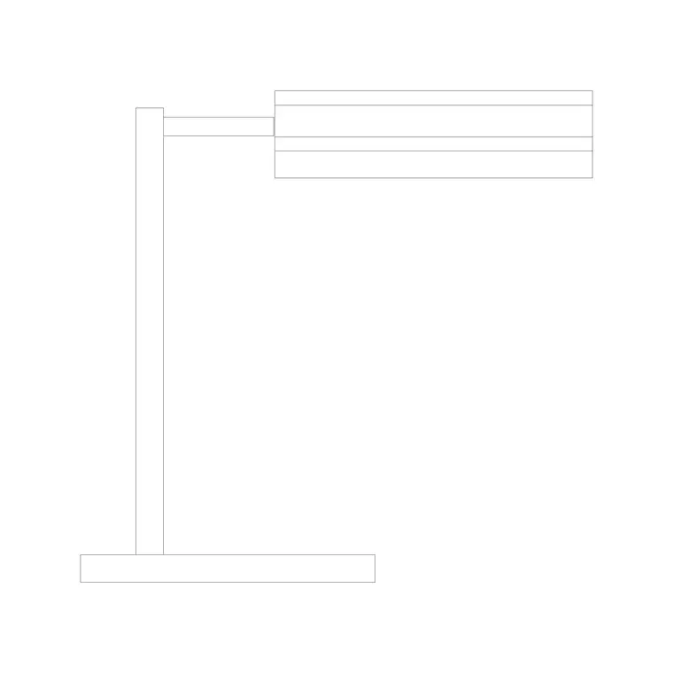 Table Lamp Elev (28) DWG CAD block thumbnail — lighting drawing
