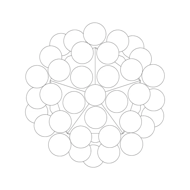 Taraxacum 88 S1 Light Plan DWG CAD block thumbnail — lighting drawing