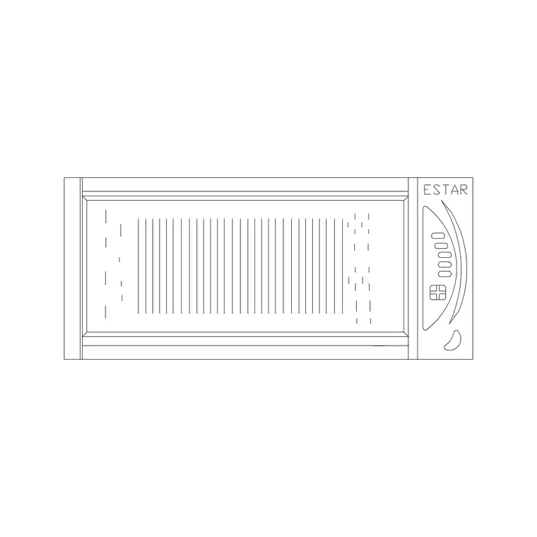 Toasters 11 DWG CAD block thumbnail — kitchen drawing