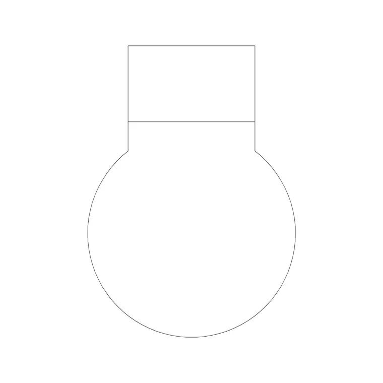 Toilet Commode 18 DWG CAD block thumbnail — bathroom drawing