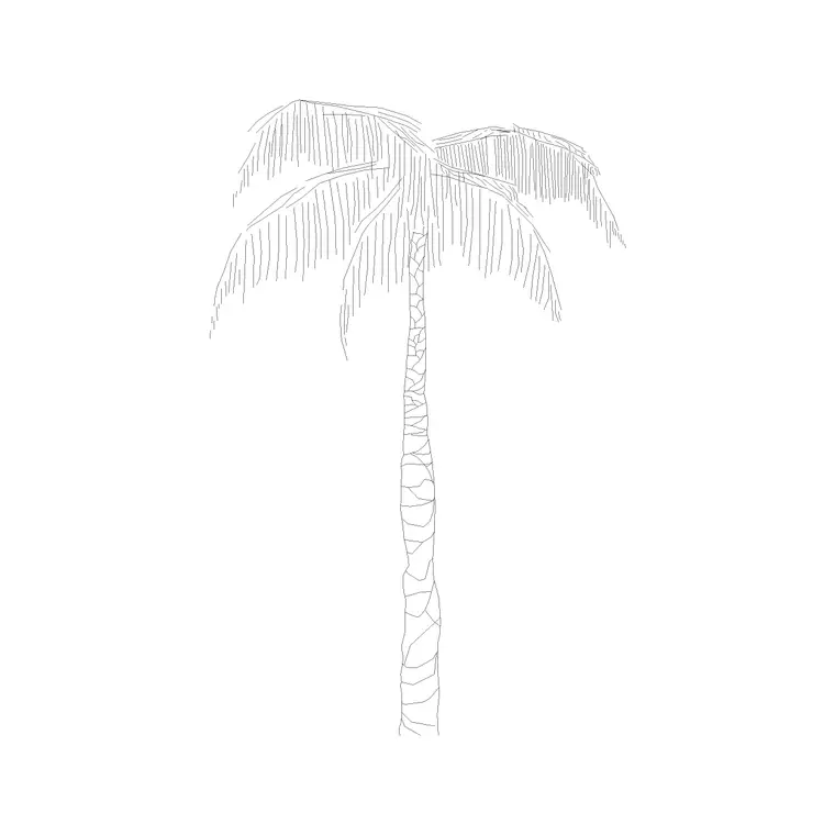 Tree Elevation (19) DWG CAD block thumbnail — trees & plants drawing