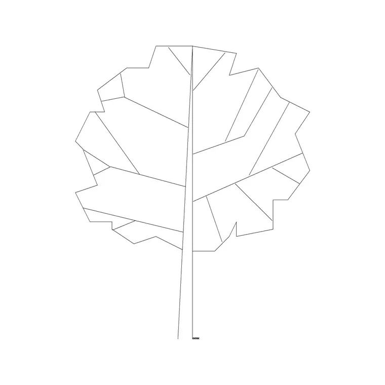Tree Elevation (43) DWG CAD block thumbnail — trees & plants drawing