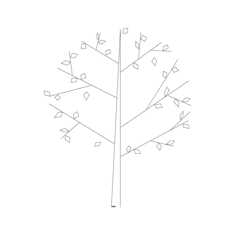 Tree Elevation (49) DWG CAD block thumbnail — trees & plants drawing