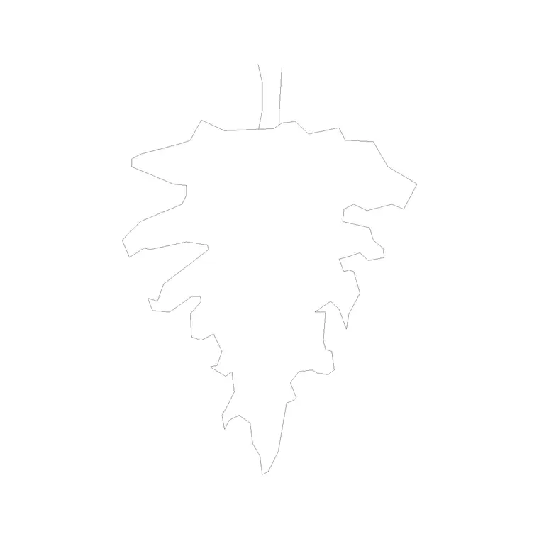 Tree Elevation (6) DWG CAD block thumbnail — trees & plants drawing