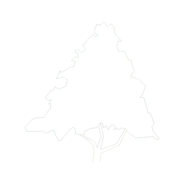 Tree Front Ele (24) DWG CAD block thumbnail — trees & plants drawing