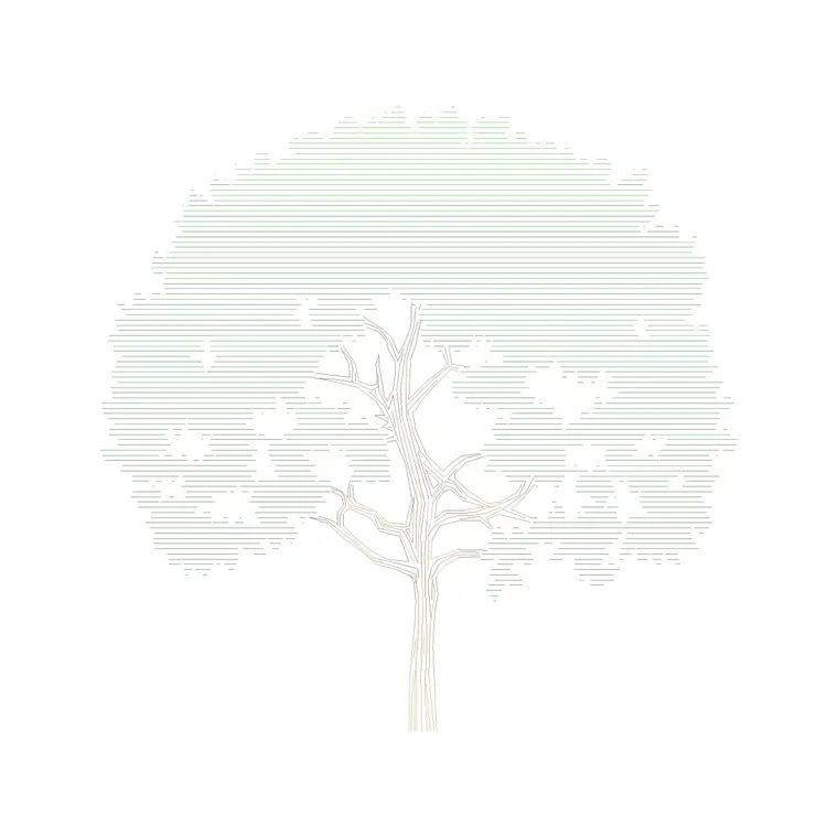 Tree Front Ele (3) DWG CAD block thumbnail — trees & plants drawing
