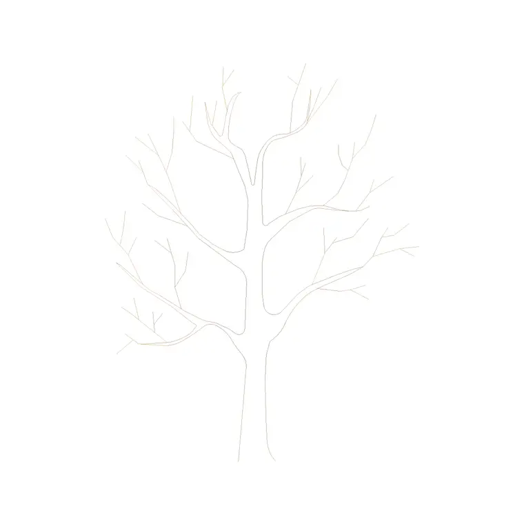 Tree Front Ele (30) DWG CAD block thumbnail — trees & plants drawing