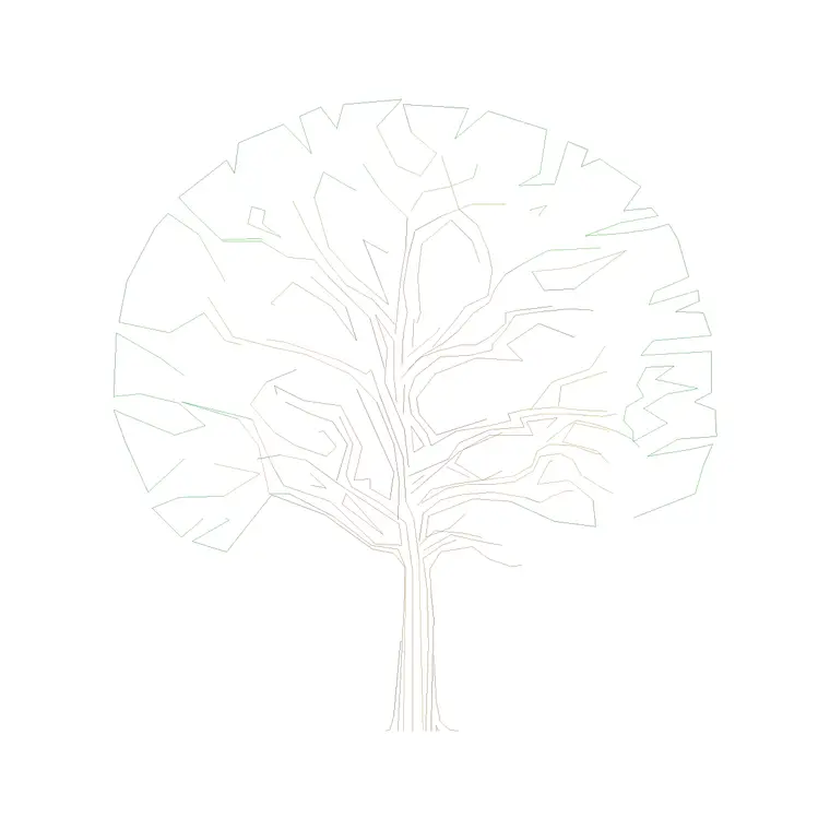 Tree Front Ele (35) DWG CAD block thumbnail — trees & plants drawing