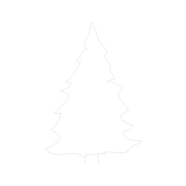 Tree Front Ele (8) DWG CAD block thumbnail — trees & plants drawing