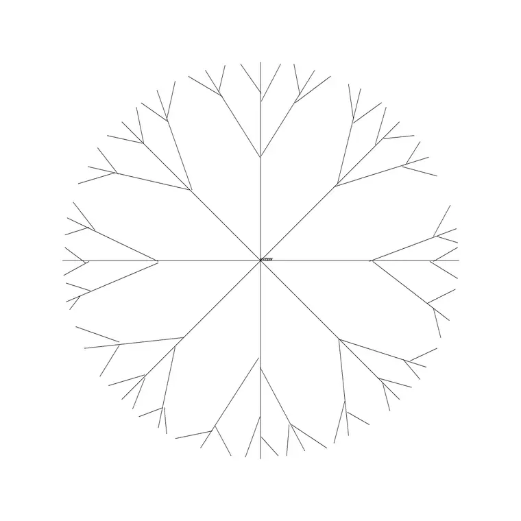 Tree Plan (12) DWG CAD block thumbnail — trees & plants drawing