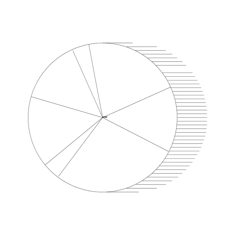 Tree Plan (19) DWG CAD block thumbnail — trees & plants drawing