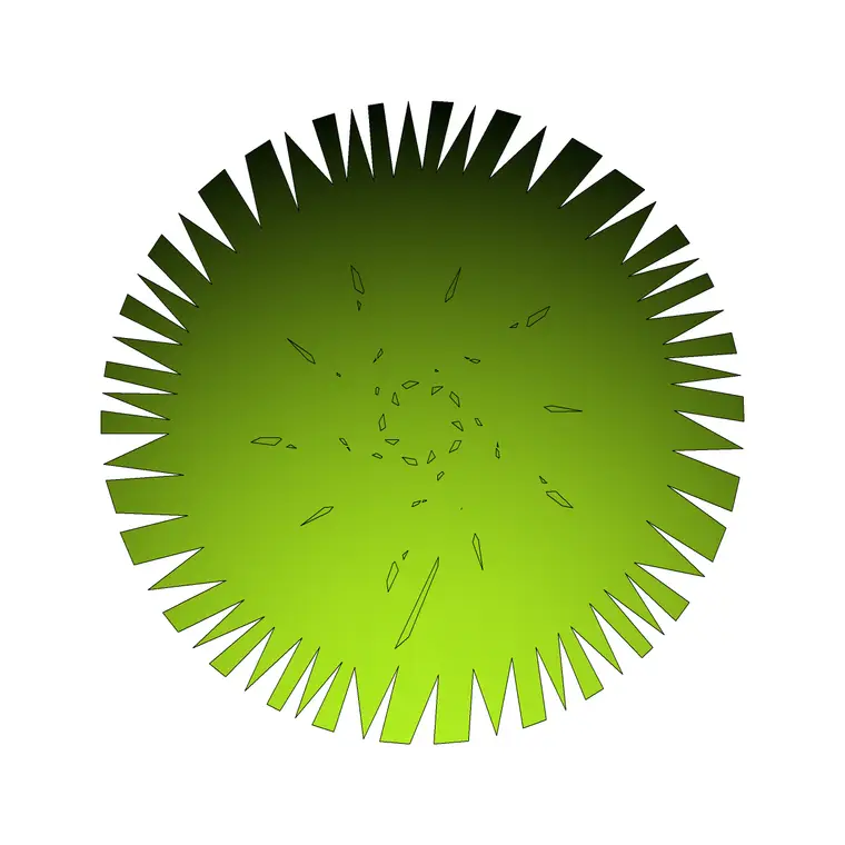 Tree Plan 2 DWG CAD block thumbnail — trees & plants drawing