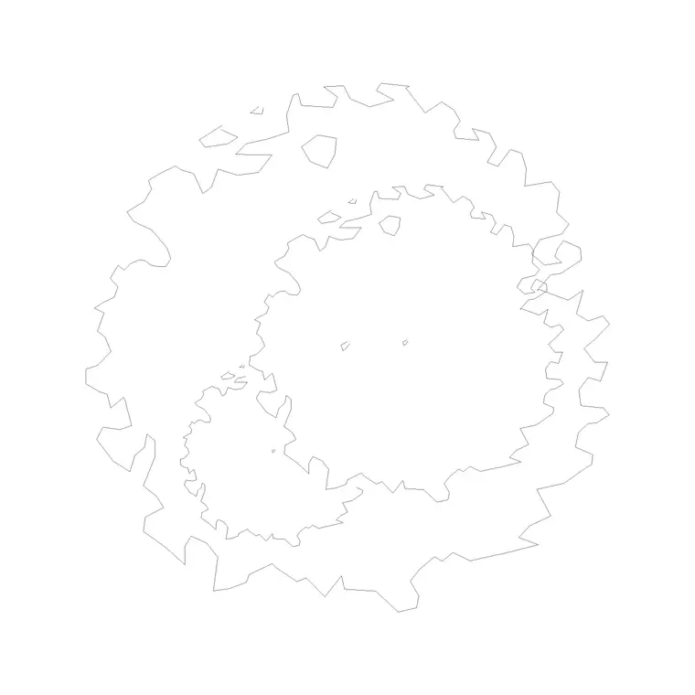 Tree Plan (27) DWG CAD block thumbnail — trees & plants drawing