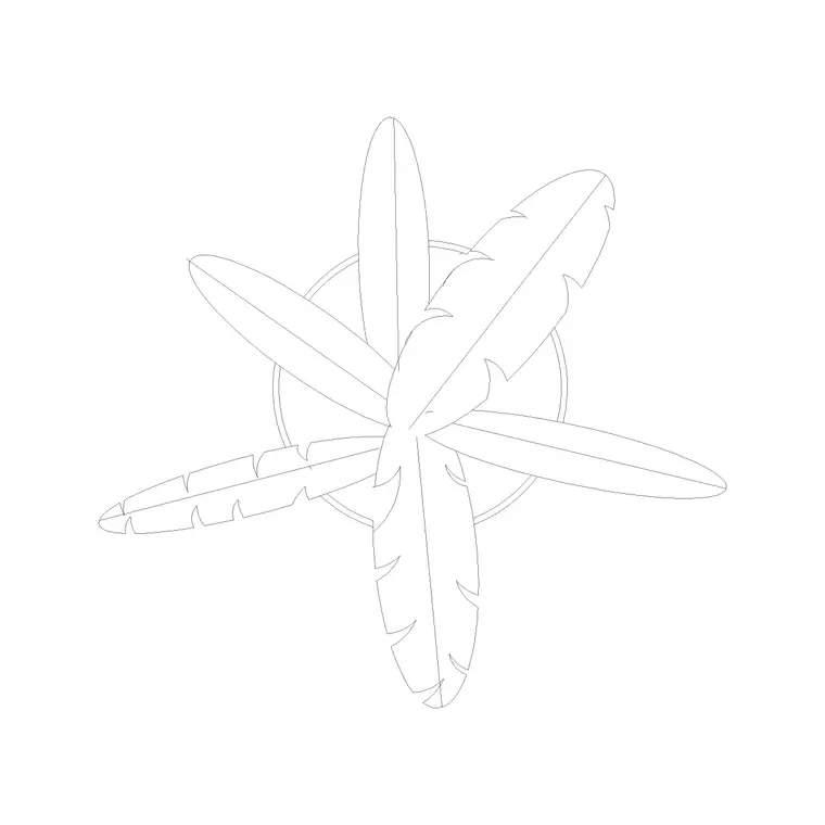 Tree Plan (28) DWG CAD block thumbnail — trees & plants drawing