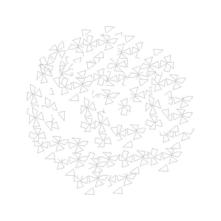 Tree Plan (33) DWG CAD block thumbnail — trees & plants drawing