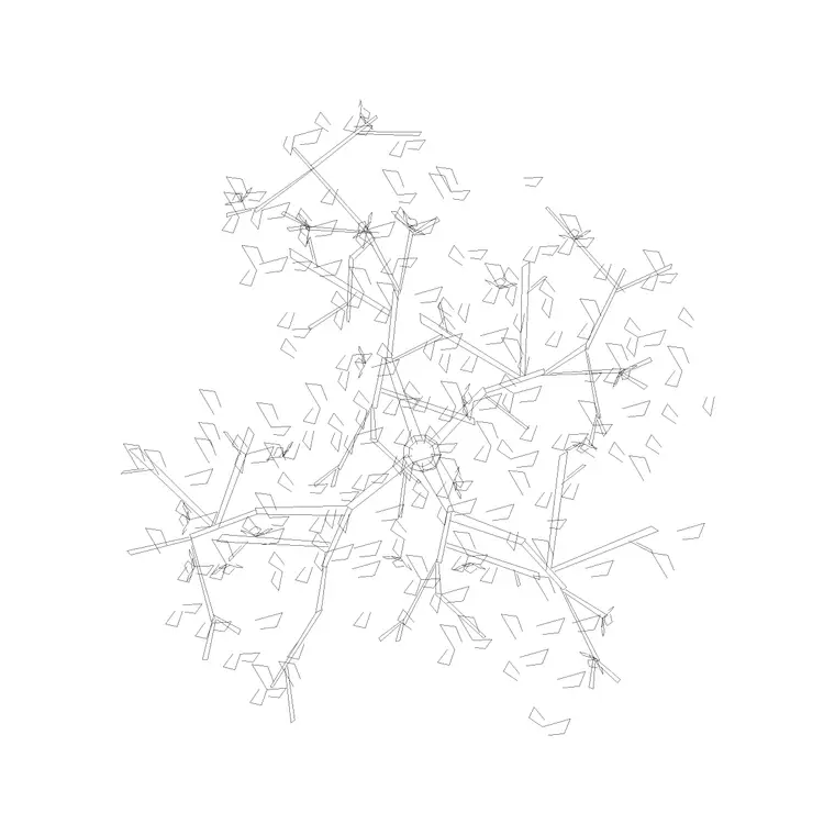 Tree Plan (35) DWG CAD block thumbnail — trees & plants drawing