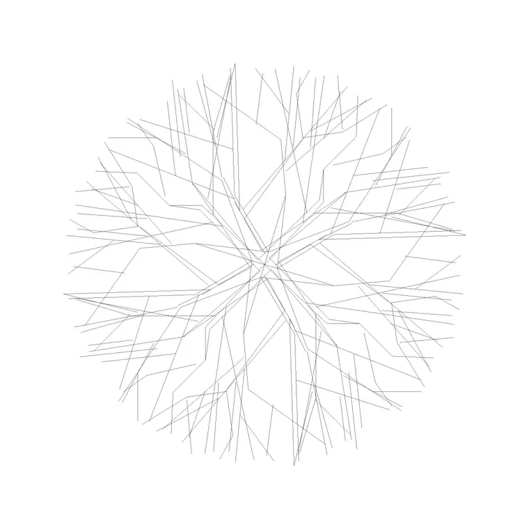 Tree Plan (38) DWG CAD block thumbnail — trees & plants drawing