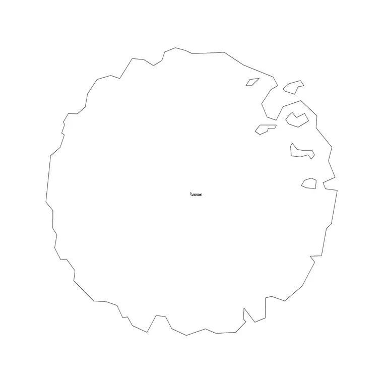 Tree Plan (5) DWG CAD block thumbnail — trees & plants drawing