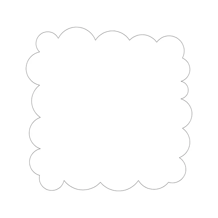 Tree Plan (52) DWG CAD block thumbnail — trees & plants drawing