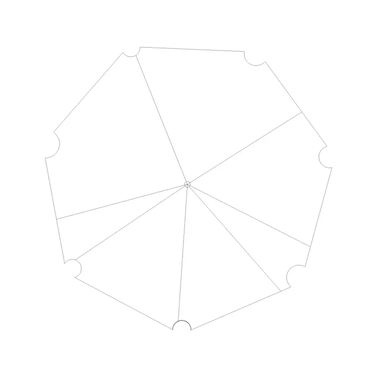 Tree Plan (56) DWG CAD block thumbnail — trees & plants drawing