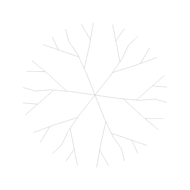 Tree Plan (59) DWG CAD block thumbnail — trees & plants drawing