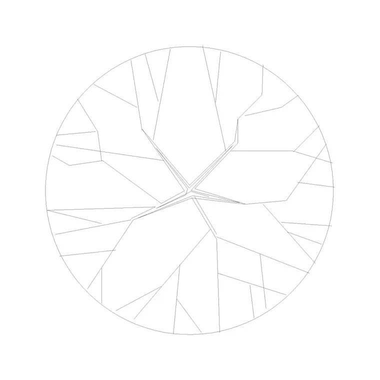 Tree Plan (60) DWG CAD block thumbnail — trees & plants drawing