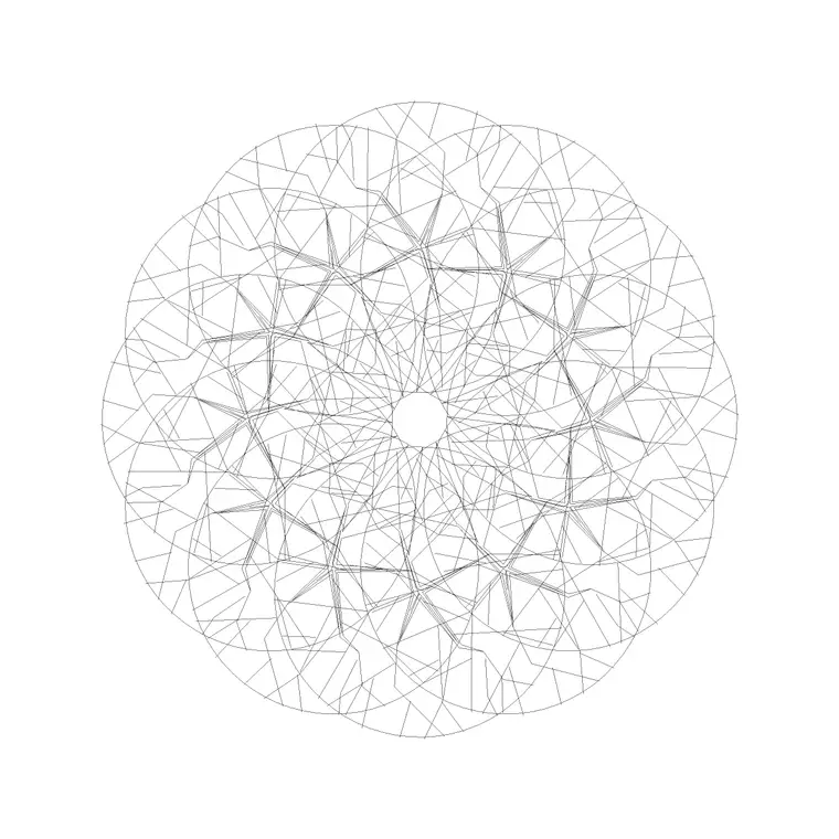 Tree Plan (62) DWG CAD block thumbnail — trees & plants drawing