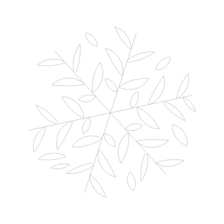 Tree Plan (63) DWG CAD block thumbnail — trees & plants drawing