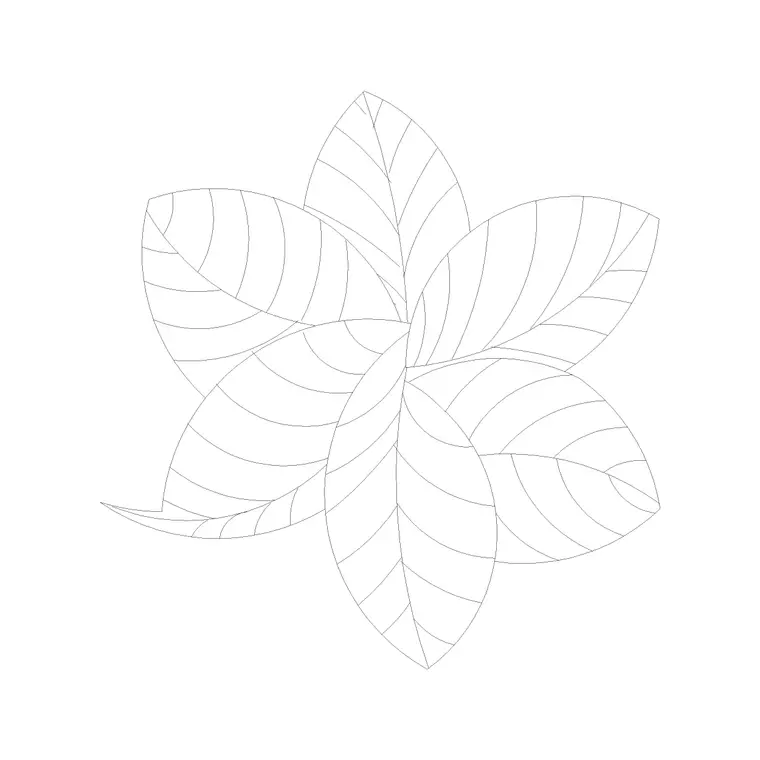 Tree Plan (72) DWG CAD block thumbnail — trees & plants drawing