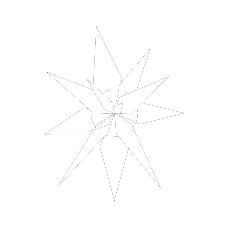 Tree Plan (73) DWG CAD block thumbnail — trees & plants drawing