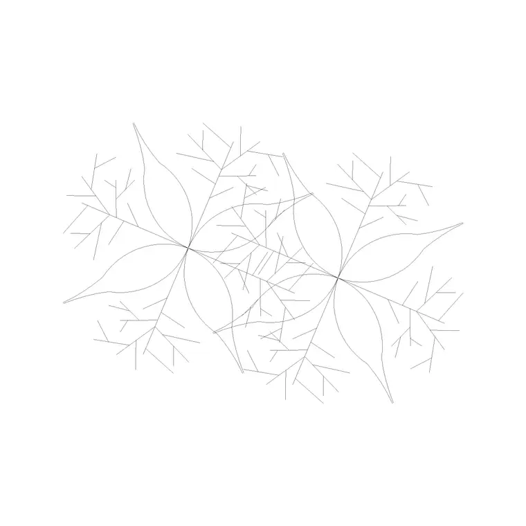 Tree Plan (75) DWG CAD block thumbnail — trees & plants drawing