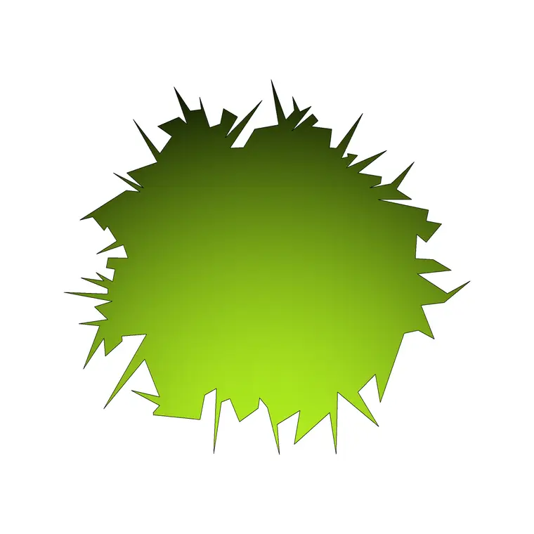 Tree Plan 9 DWG CAD block thumbnail — trees & plants drawing