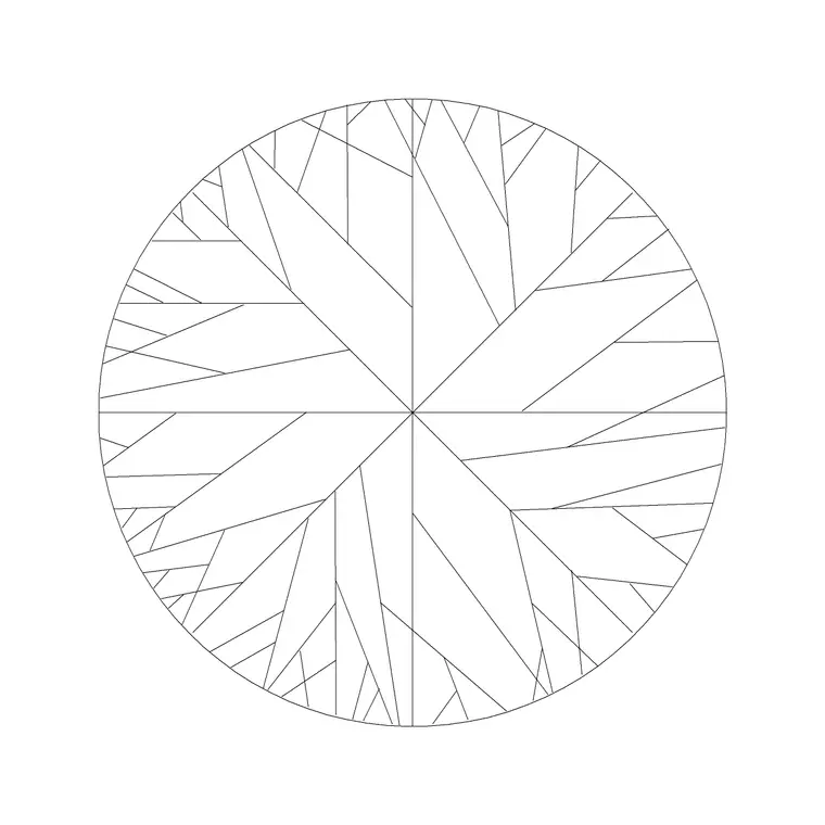 Tree Top View (12) DWG CAD block thumbnail — trees & plants drawing