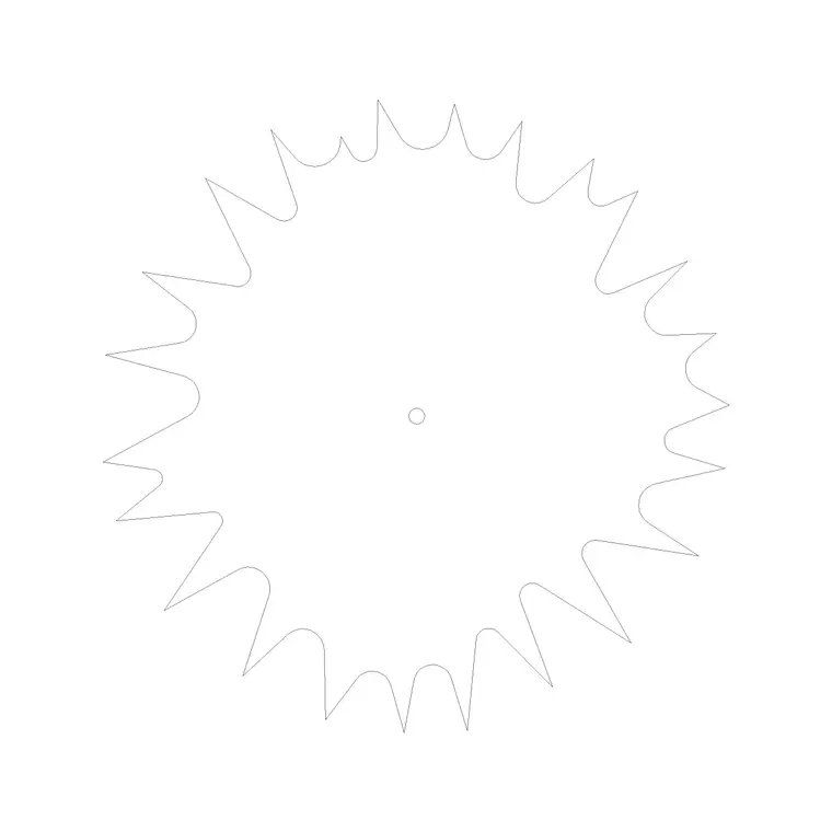 Tree Top View (13) DWG CAD block thumbnail — trees & plants drawing
