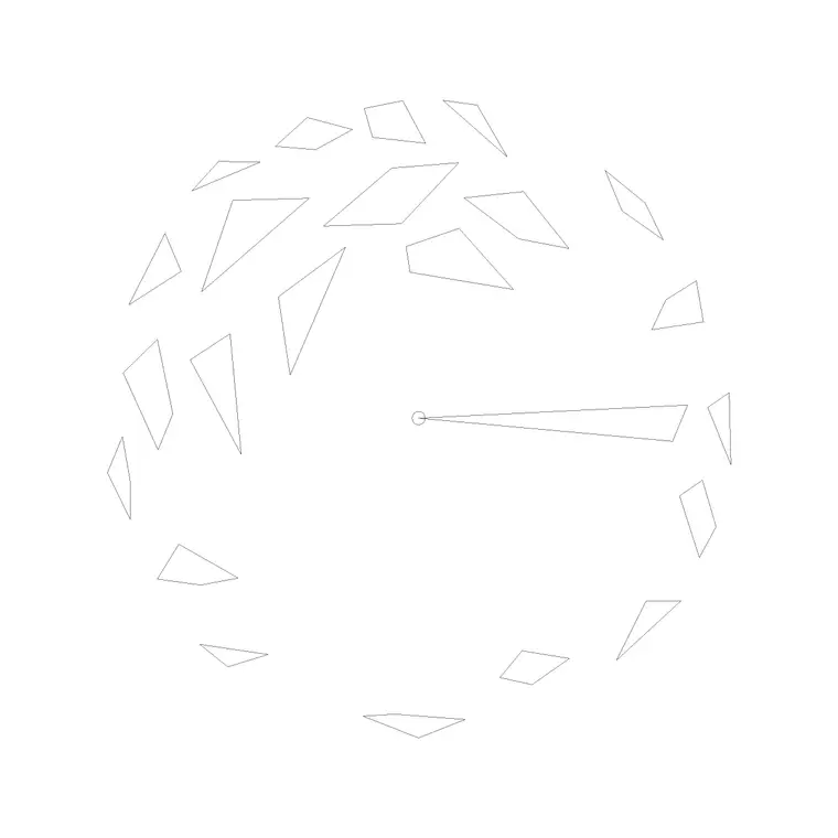 Tree Top View (16) DWG CAD block thumbnail — trees & plants drawing