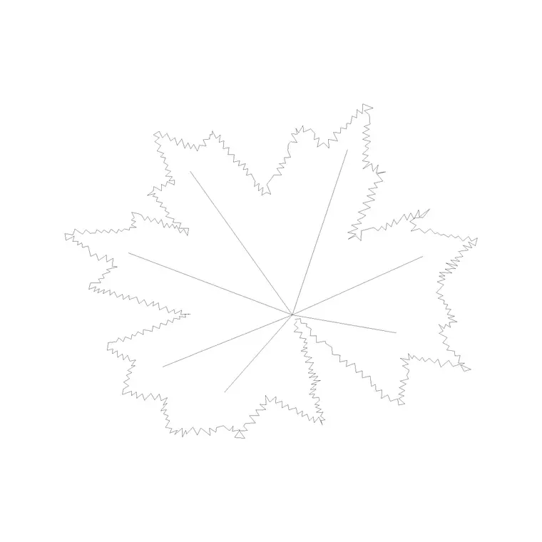 Tree Top View (17) DWG CAD block thumbnail — trees & plants drawing
