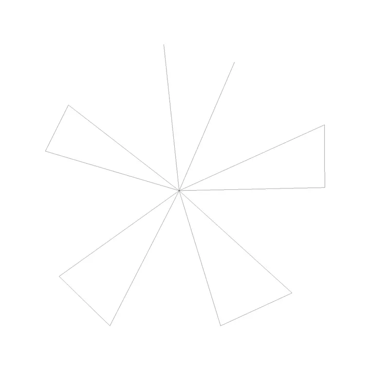 Tree Top View (2) DWG CAD block thumbnail — trees & plants drawing