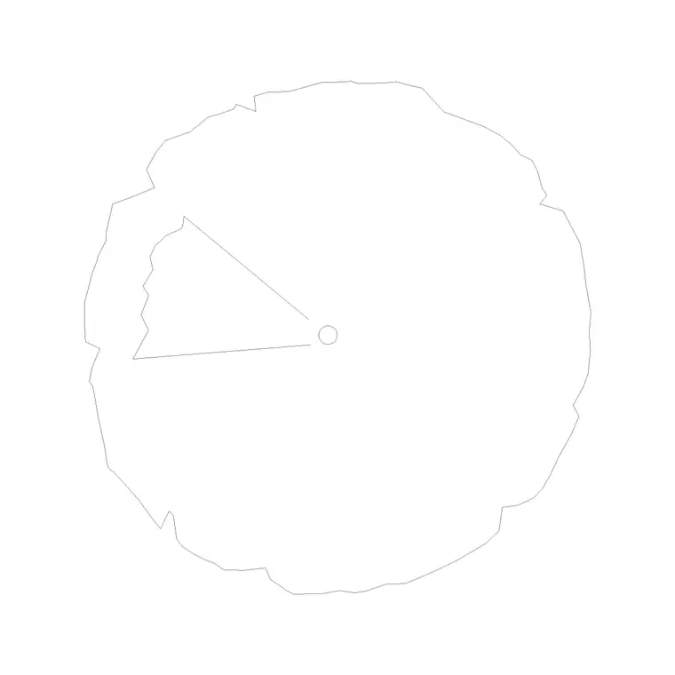 Tree Top View (21) DWG CAD block thumbnail — trees & plants drawing