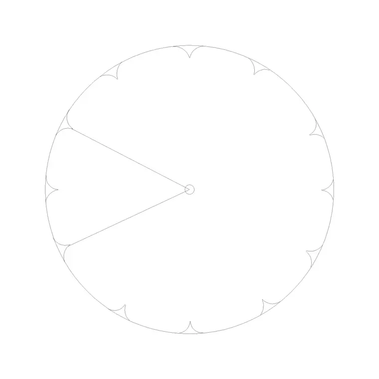 Tree Top View (29) DWG CAD block thumbnail — trees & plants drawing