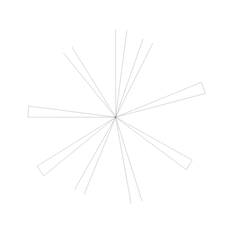 Tree Top View (3) DWG CAD block thumbnail — trees & plants drawing