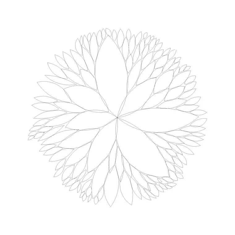 Tree Top View (35) DWG CAD block thumbnail — trees & plants drawing