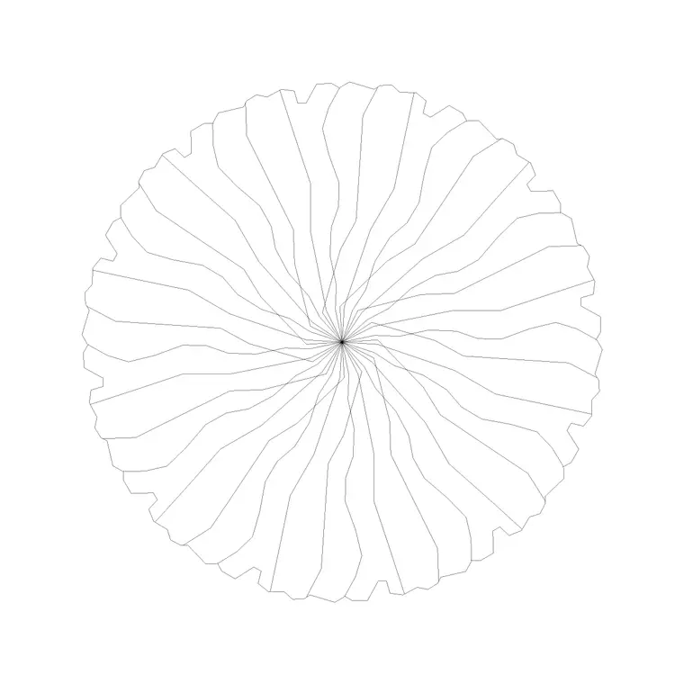 Tree Top View (37) DWG CAD block thumbnail — trees & plants drawing