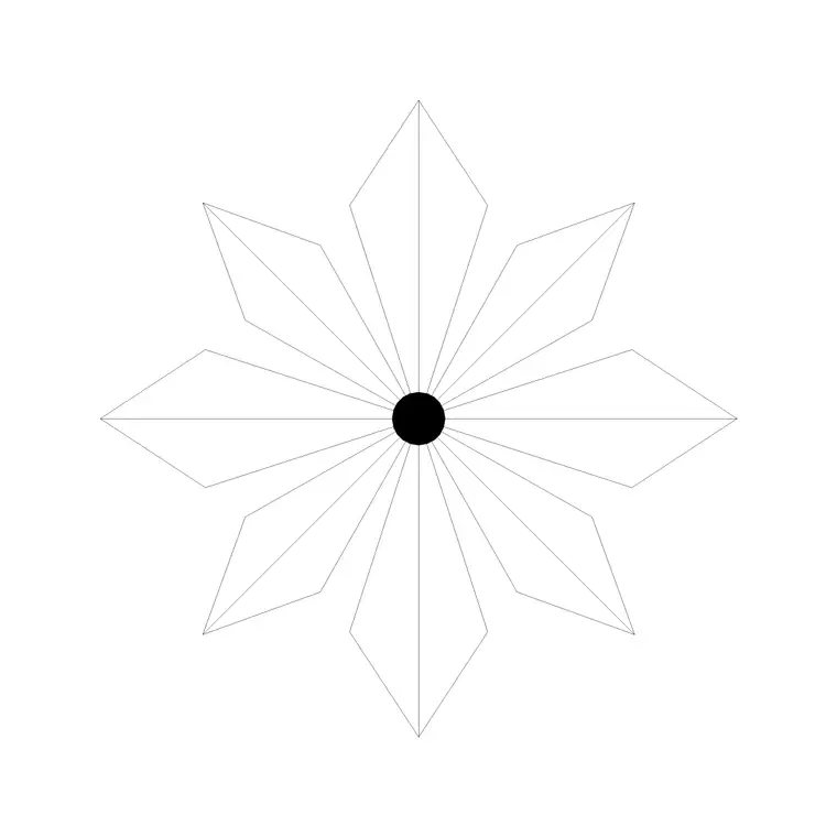 Tree Top View (46) DWG CAD block thumbnail — trees & plants drawing